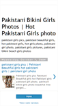 Mobile Screenshot of pakistani-bikini-girls-photo.blogspot.com