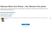 Tablet Screenshot of pakistani-bikini-girls-photo.blogspot.com