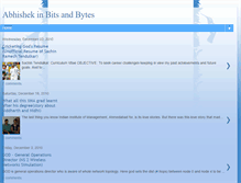 Tablet Screenshot of abhishek-bit.blogspot.com