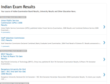 Tablet Screenshot of indian-exam-results.blogspot.com