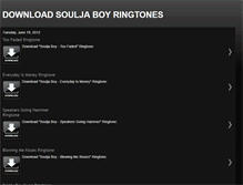 Tablet Screenshot of download-soulja-boy-ringtones.blogspot.com