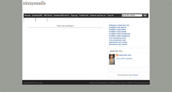 Desktop Screenshot of nixxysnails.blogspot.com