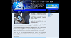 Desktop Screenshot of cibertecnologiahoy.blogspot.com