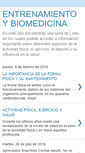 Mobile Screenshot of entrenamientoybiomedicina.blogspot.com