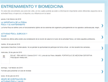 Tablet Screenshot of entrenamientoybiomedicina.blogspot.com