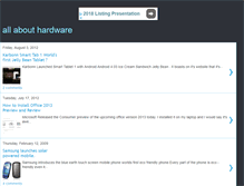 Tablet Screenshot of hardwarebites.blogspot.com
