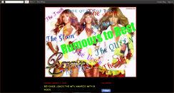 Desktop Screenshot of beyoncerumourstorest.blogspot.com