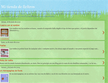 Tablet Screenshot of mitiendadefieltro.blogspot.com