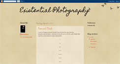 Desktop Screenshot of existentialphotography.blogspot.com