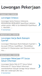 Mobile Screenshot of lokerkerja.blogspot.com