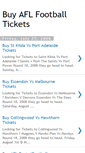 Mobile Screenshot of buy-afl-football-tickets.blogspot.com