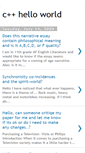 Mobile Screenshot of c-hello-world.blogspot.com
