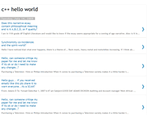Tablet Screenshot of c-hello-world.blogspot.com