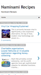 Mobile Screenshot of naminamirecipes.blogspot.com
