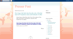 Desktop Screenshot of presserfeettips.blogspot.com