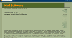 Desktop Screenshot of madsoftware.blogspot.com