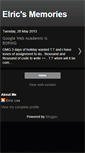 Mobile Screenshot of elric-memories.blogspot.com