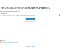 Tablet Screenshot of casadeexcursao05.blogspot.com