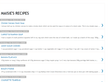 Tablet Screenshot of maisiesrecipes.blogspot.com