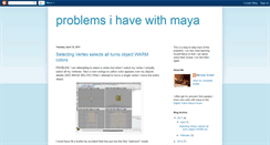 Desktop Screenshot of mayaproblems.blogspot.com