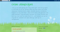 Desktop Screenshot of onze-ukkepukjes.blogspot.com