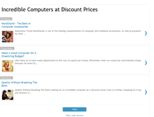 Tablet Screenshot of incrediblecomputersdiscount.blogspot.com