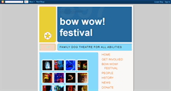 Desktop Screenshot of bowwowfestival.blogspot.com