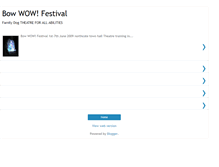 Tablet Screenshot of bowwowfestival.blogspot.com
