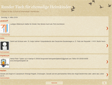 Tablet Screenshot of bundestagsausschuss.blogspot.com
