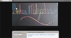 Desktop Screenshot of linhasmatizadas.blogspot.com