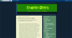 Desktop Screenshot of comida-china.blogspot.com