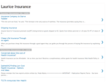 Tablet Screenshot of lauriceinsurance.blogspot.com