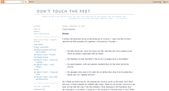 Desktop Screenshot of donttouchthefeet.blogspot.com