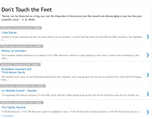 Tablet Screenshot of donttouchthefeet.blogspot.com