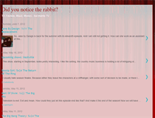 Tablet Screenshot of did-you-notice-the-rabbit.blogspot.com