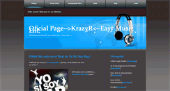 Desktop Screenshot of krazyrmusic.blogspot.com