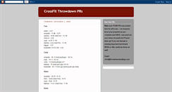 Desktop Screenshot of crossfittdprs.blogspot.com