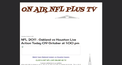 Desktop Screenshot of nflplustv.blogspot.com