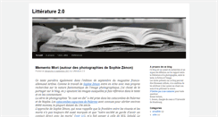 Desktop Screenshot of litterature2point0.blogspot.com