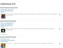Tablet Screenshot of litterature2point0.blogspot.com