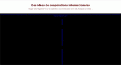 Desktop Screenshot of cooperation-internationale.blogspot.com