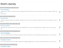Tablet Screenshot of owensjourney.blogspot.com
