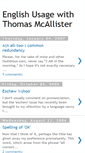 Mobile Screenshot of english-usage-mcallister.blogspot.com