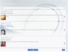 Tablet Screenshot of evelynmbyrne.blogspot.com