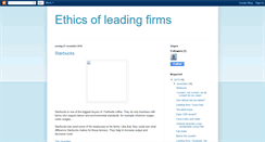 Desktop Screenshot of ethics-of-leading-firms.blogspot.com