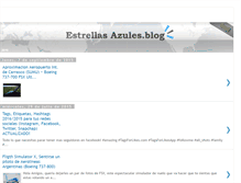 Tablet Screenshot of estrellasazulesblog.blogspot.com