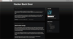 Desktop Screenshot of hackerdoor.blogspot.com