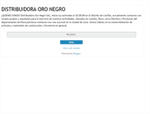 Tablet Screenshot of distoronegro.blogspot.com