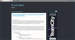 Desktop Screenshot of chucksteel.blogspot.com