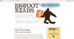 Desktop Screenshot of bigfoot-reads.blogspot.com